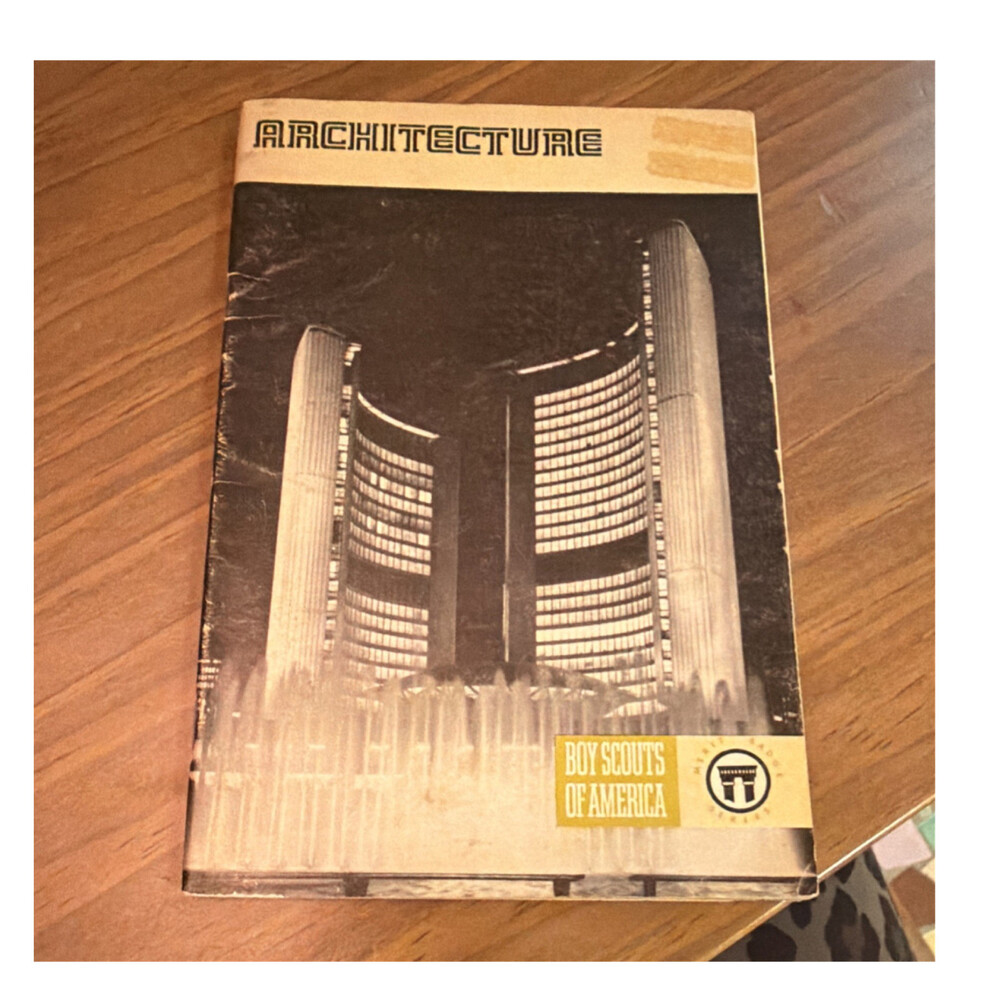 Boy Scouts of America Architecture Merit Badge Pamphlet 1975